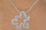 Necklace - Puzzle Piece (Austrian Crystal)
